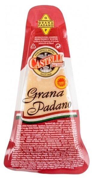 

Сыр твердый Grano Padano Castelli 32% (125 г) (WT2760)