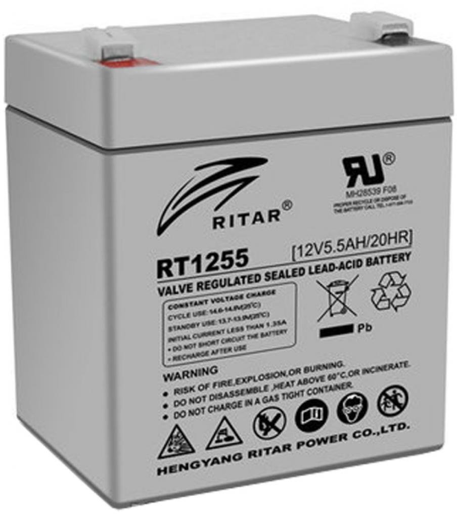 

Ritar Agm RT1255, 12V-5.5Ah (RT1255)