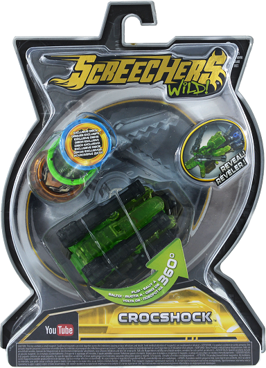 Акція на Машинка-трансформер Screechers Wild! L 2 - Крокшок (EU683124) від Stylus