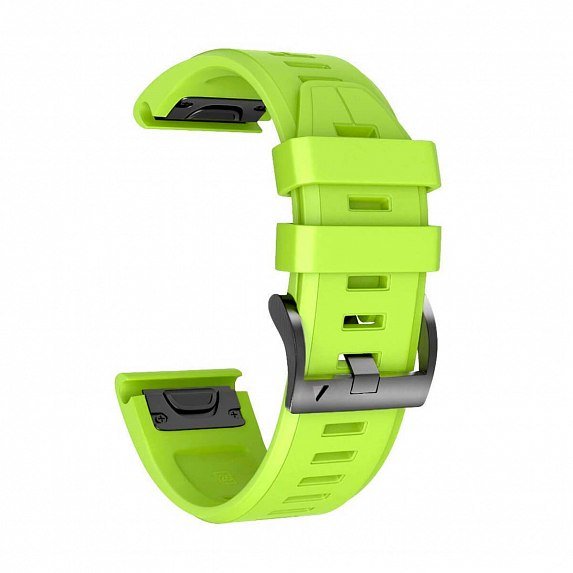 

Fashion Smooth Silicone Band Green for Garmin QuickFit 26