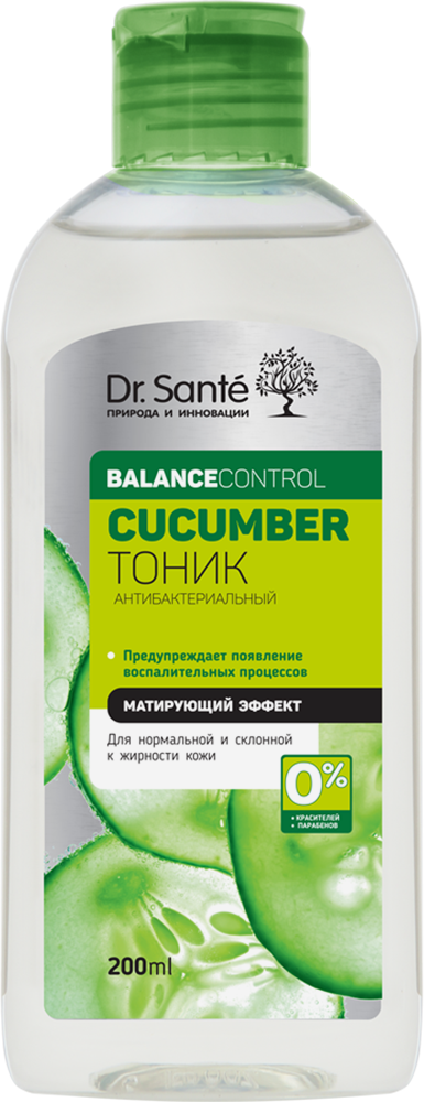 

Dr. Sante Cucumber Balance Control Антибактериальный тоник 200 ml