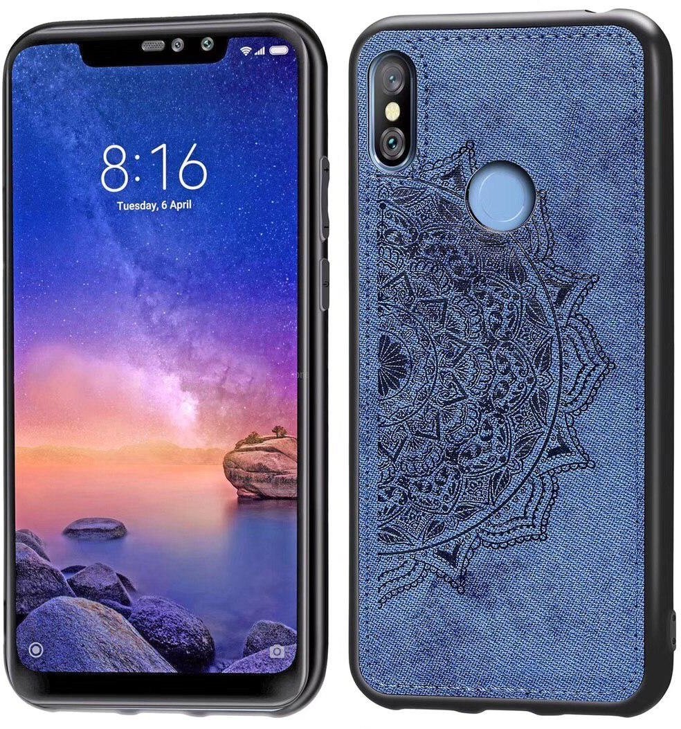 

Mobile Case TPU+Textile Mandala 3D Blue for Samsung Galaxy A30s/A50/A50s