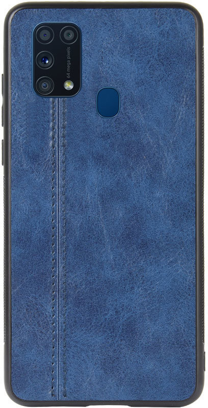 

Fashion Leather Case Line Blue for Samsung M315 Galaxy M31