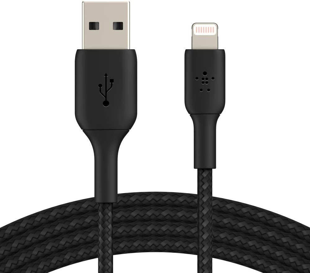 

Belkin Usb Cable to Lightning Braided 1m Black (CAA002BT1MBK)