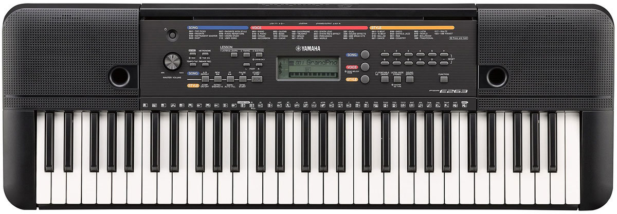 

Синтезатор Yamaha PSR-E263 (+блок питания)