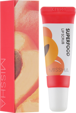 

Missha Superfood Apricot Seed Lip Scrub Абрикосовий скраб д/губ 5.2 g