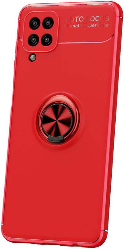 

Tpu Case Tpu Pc Deen ColorRing Magnetic Holder Red for Samsung A125 Galaxy A12