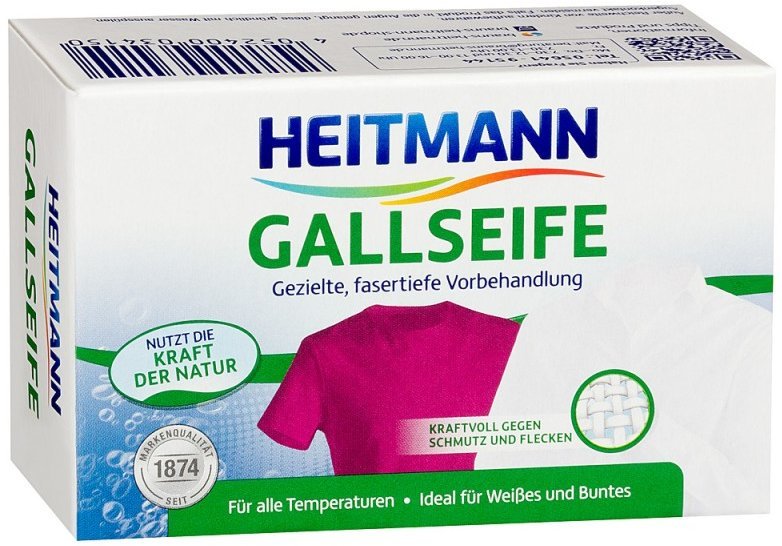 

Мыло для удаления пятен Heitman Gallseife, 100г (PH3101)