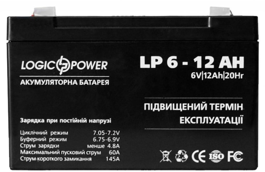 

LogicPower 6В 12 Ач (2572)