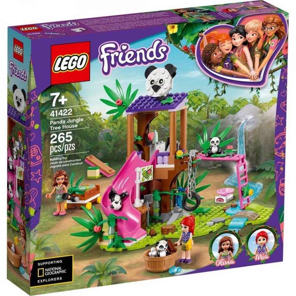 

Lego Friends Джунгли Домик для панд на дереве 41422