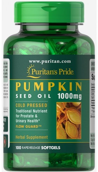 

Puritan's Pride Pumpkin Seed Oil 1000 mg 100 Softgels