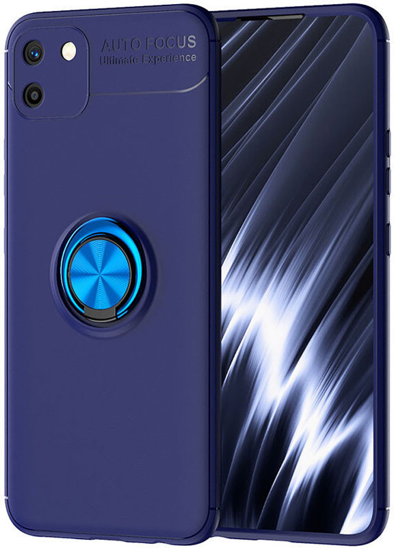 

Tpu Case Tpu Pc Deen ColorRing Magnetic Holder Blue for Realme C11