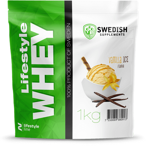 

Swedish Supplements Lifestyle Whey 1000 g /30 servings/ Vanilla Ice