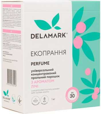 

Стиральный порошок DeLaMark с ароматом Личи 1 кг