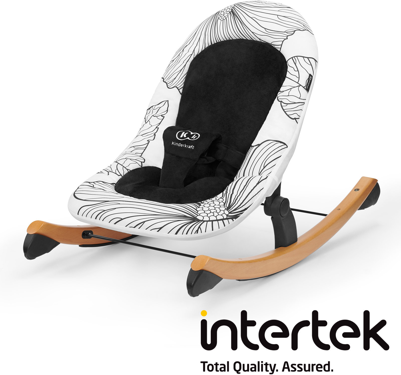 

Шезлонг-качалка Kinderkraft Finio Black/White (KKBFINOBLK0000)