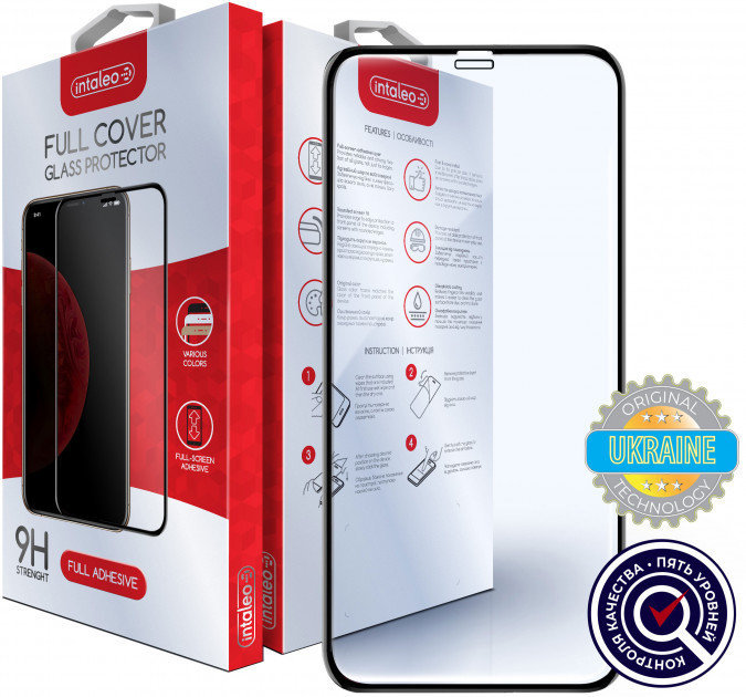 

Intaleo Tempered Glass Full Glue Black for iPhone 11 Pro Max/iPhone Xs Max