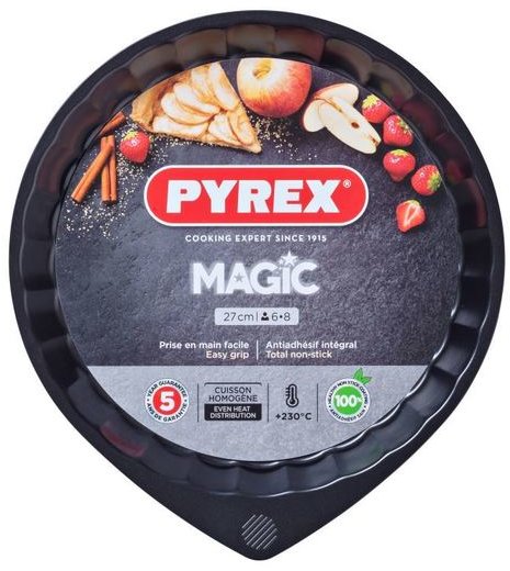 

Pyrex Magic мет.форма кругл д/пирога 30см вол.борт (MG30BN6)