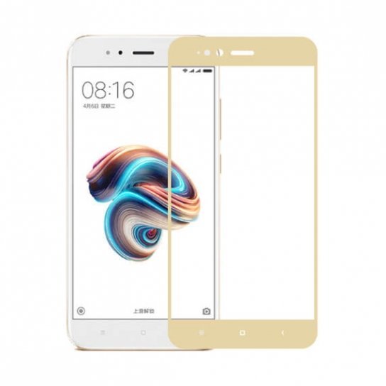 

Tempered Glass Gold for Xiaomi Mi5X / Mi A1