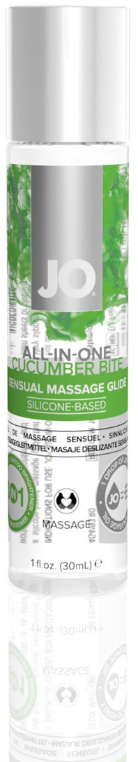 

Гель для массажа на силиконовой основе System Jo ALL-IN-ONE Massage Glide - Cucumber (30 мл)