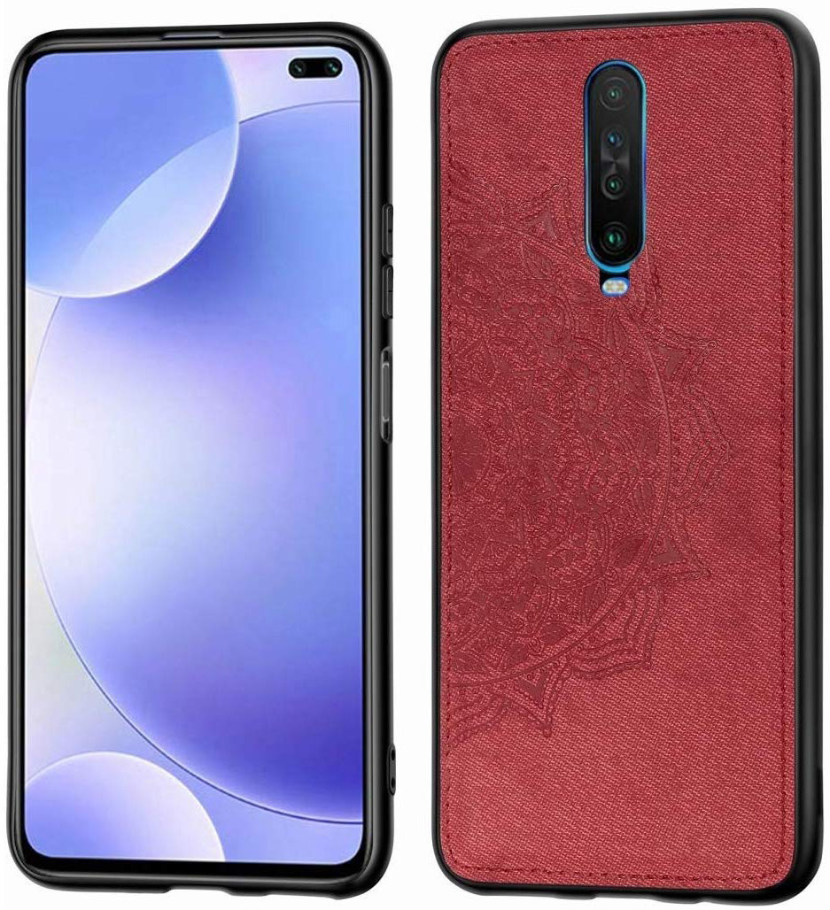 

Mobile Case TPU+Textile Mandala 3D Red for Xiaomi Redmi K30/Poco F2