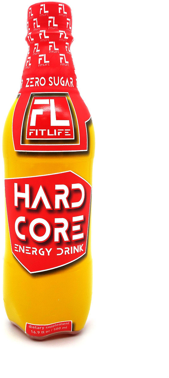 

Энергетический напиток FitLife HardCore Energy Drink 500 ml Orange