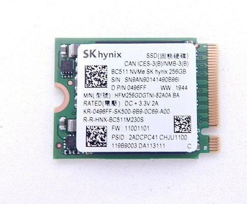 

Sk hynix Hynix 256GB M.2 2230 PCIe NVMe Ssd (HFM256GDGTNI-82A0A)