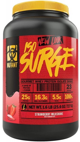 

Mutant Iso Surge 727 g /23 servings/ Strawberry Milkshake