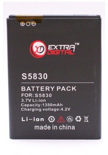 

ExtraDigital 1350mAh (BMS6321) for Samsung S5830 Galaxy Ace