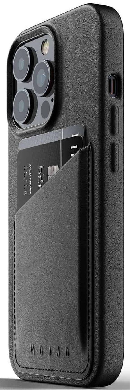 

Mujjo Full Leather Case Wallet Black (MUJJO-CL-016-BK) for iPhone 13 Pro