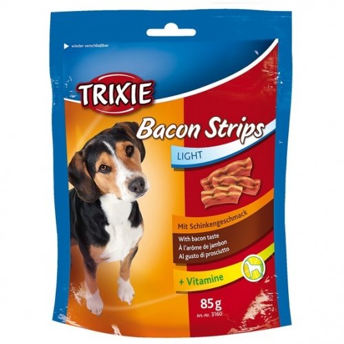 

Лакомство для собак Trixie Bacon Strips с беконом 85 г (4011905031606)