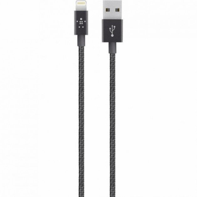 

Belkin Usb Cable to Lightning Mixit Premium Metallic 1.2m Black (F8J144BT04-BLK)