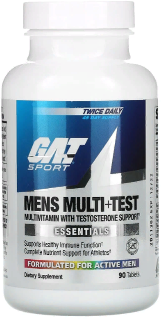 

Gat Men's Multi+Test Витаминно-минеральный комплекс 90 таблеток