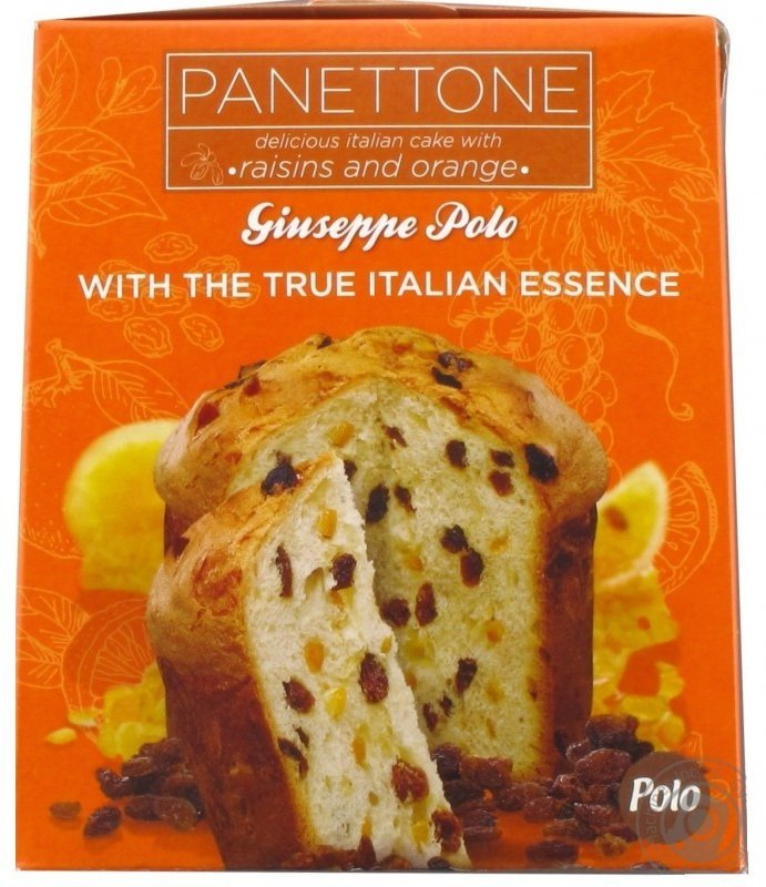 

Panettone with raisins and orange, 500 Г (WT3788)