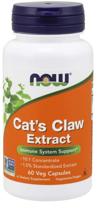 

Now Foods Cat's Claw Extract 60 Veg Capsules Кошачий коготь