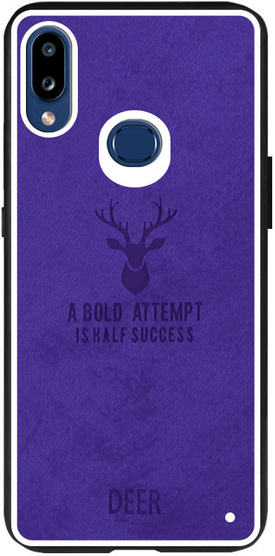 

Mobile Case TPU+Textile Deer Violet for Samsung A107 Galaxy A10s