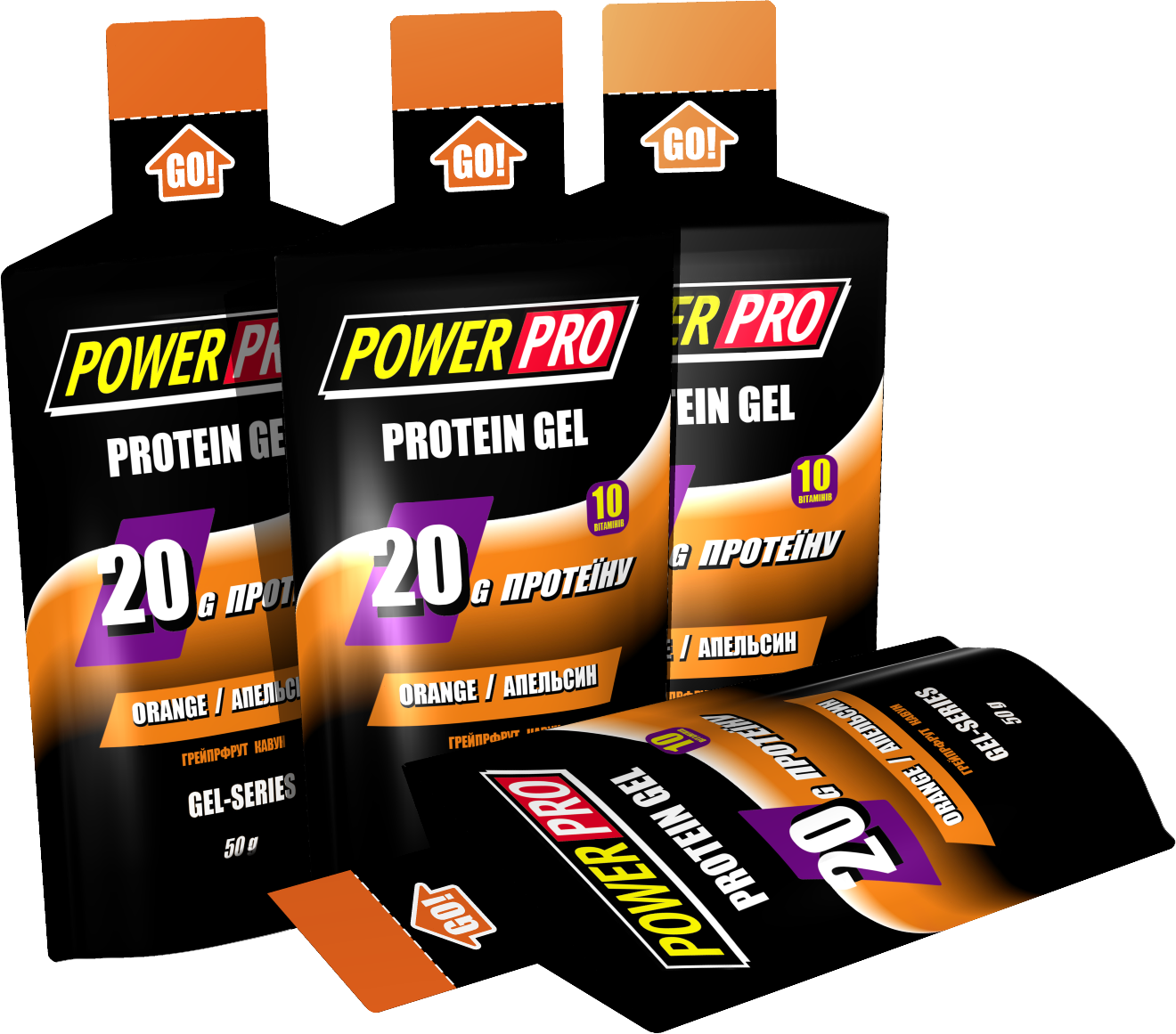 

Power Pro Protein Gel 50 g Апельсин