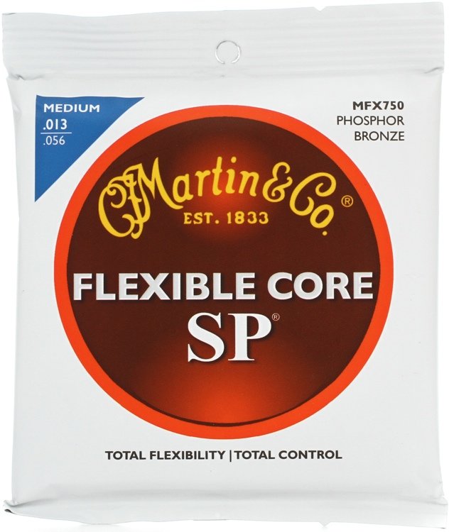 

Струны Martin MFX750 Sp Flexible Core 92/8 Phosphor Bronze Medium (13-56)