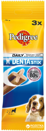 

Лакомство Pedigree Denta Stix для чистки зубов для собак 77 г (5998749104408)