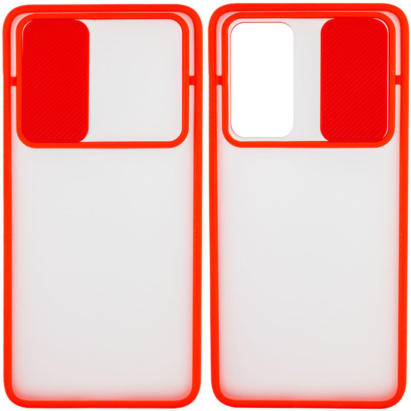 

Tpu Case Camshield Matte Red for Realme C15 / C12