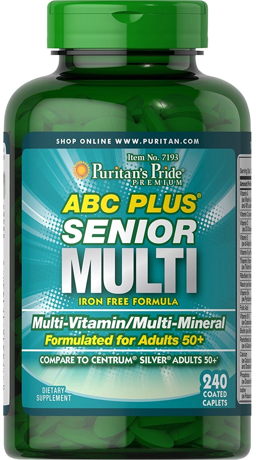 

Puritan's Pride Abc Plus Senior Multivitamin 240 caps