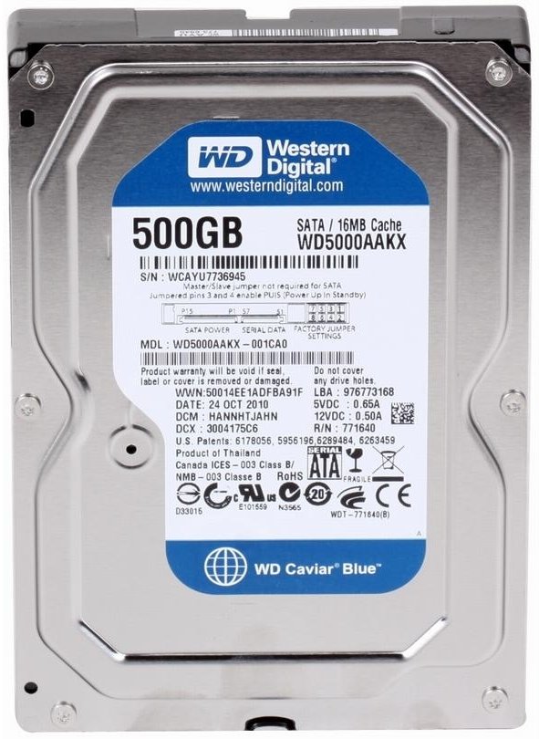 

Wd Blue WD5000AAKX Rb