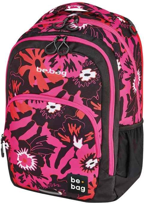 

Рюкзак Herlitz Be.Bag be.ready Pink Summer черно-розовый "цветы" (24800280)