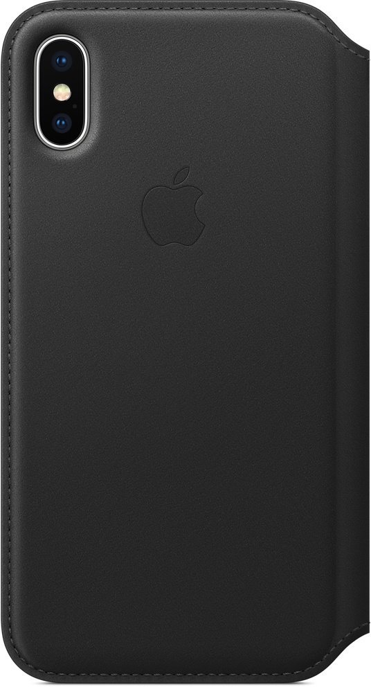 

Apple Leather Folio Case Black (MQRV2) for iPhone X