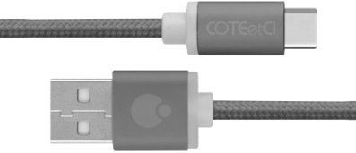 

COTEetCI Usb Cable to USB-C M20 1.2m Space Grey