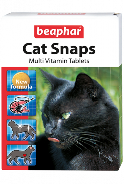 

Кормовая добавка для котов Beaphar Cat Snaps со вкусом креветок 75 таблеток (12550)