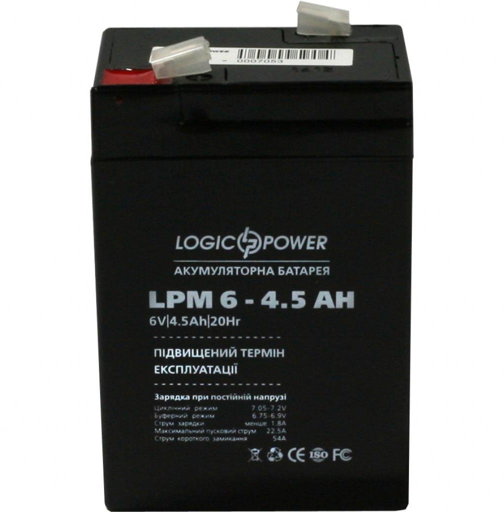 

LogicPower Lpm 6В 4.5 Ач (3860)