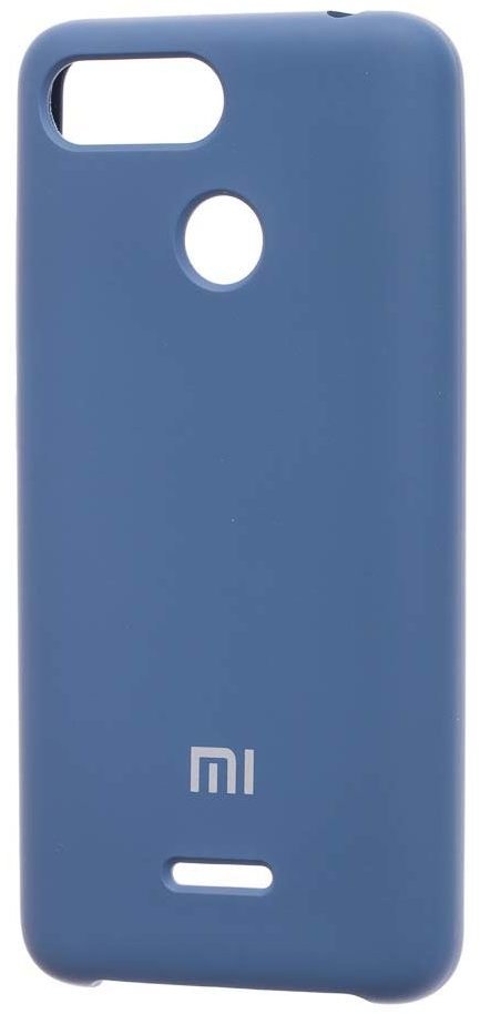 

Mobile Case Silicone Cover Blue for Xiaomi Redmi 6