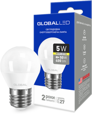 

Global G45 F 5W мягкий свет 220V E27 Ap (1-GBL-141)