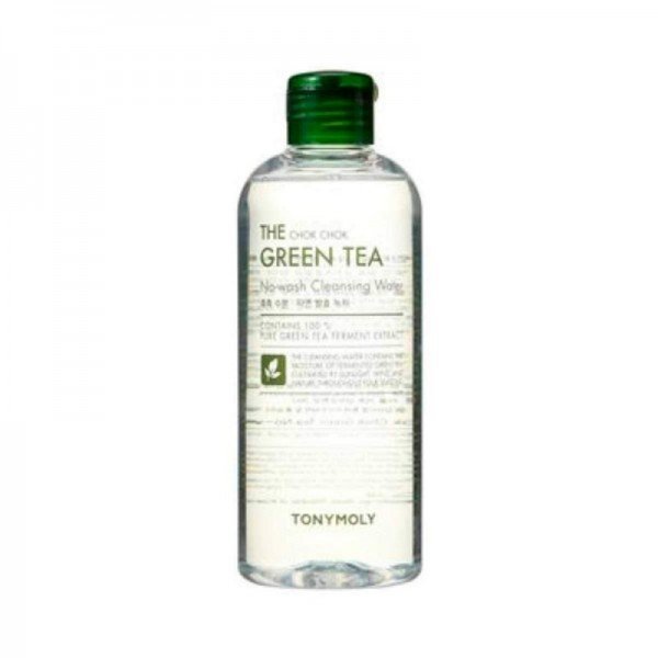 Акция на Tony Moly The Chok Chok Green Tea No-Wash Cleansing Water Мицеллярная вода для лица 300 ml от Stylus