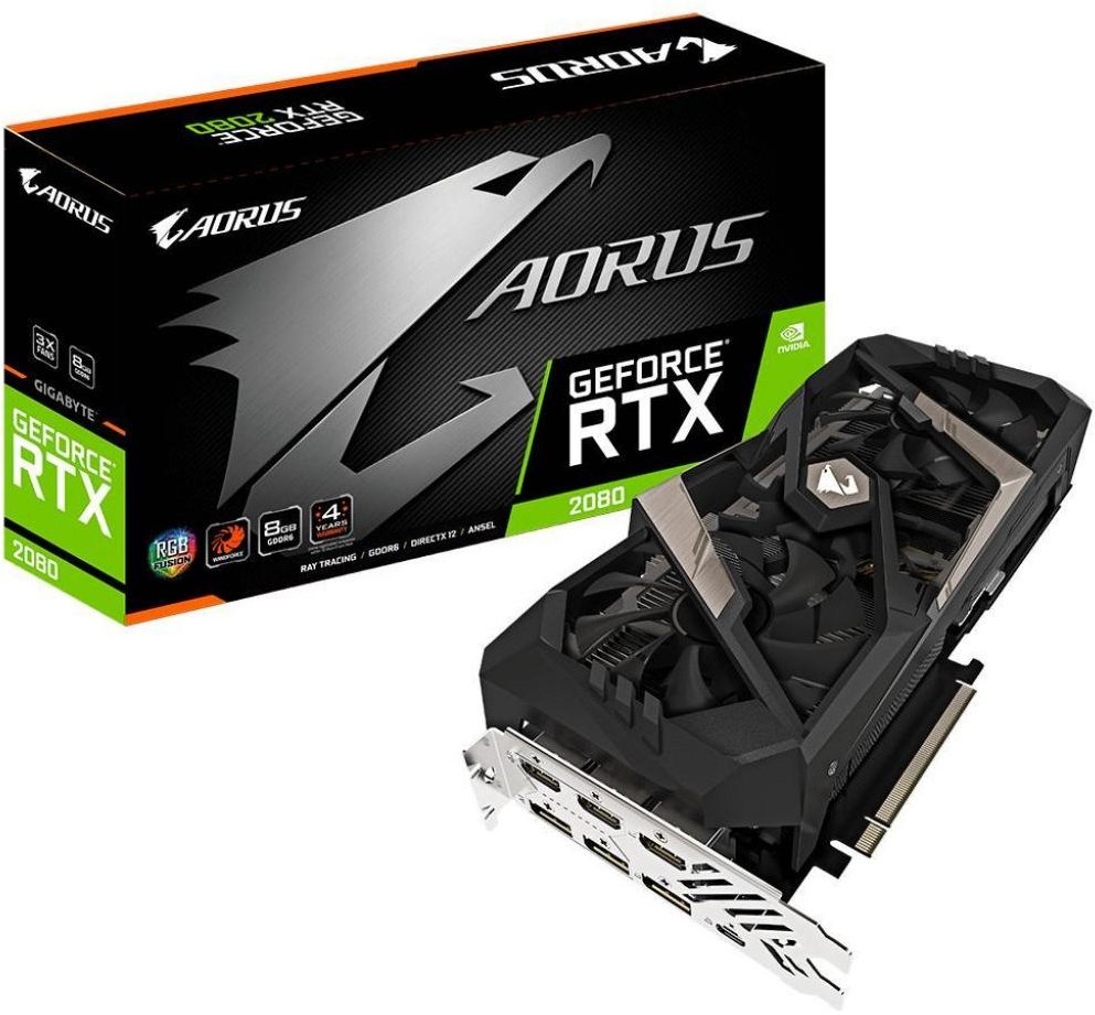 

Gigabyte GeForce Rtx 2080 8G Aorus (GV-N2080AORUS-8GC)